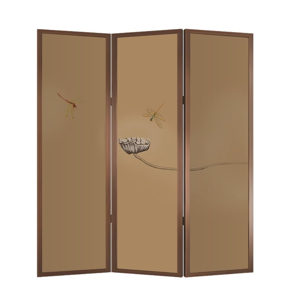 Room Divider Screens Floor Screen Retro Folding Partition Living Room Movable Shielding Restaurant Bedroom Background Wall Decoration