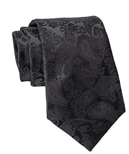 Cravate en soie noire et mouchoir de poche pour costume de mariage et rendez-vous d'affaires