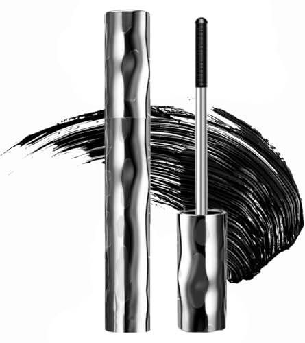 Mascara Waterproof Noir, Mascara Volume, Imperméable Mascaras, Fibre De Soie 4d Mascaras Effet, Essence Maquillage, Waterproof Longue Tenue Naturel 3D Curling Eyelash Pour Mariage Soirées (1PC)