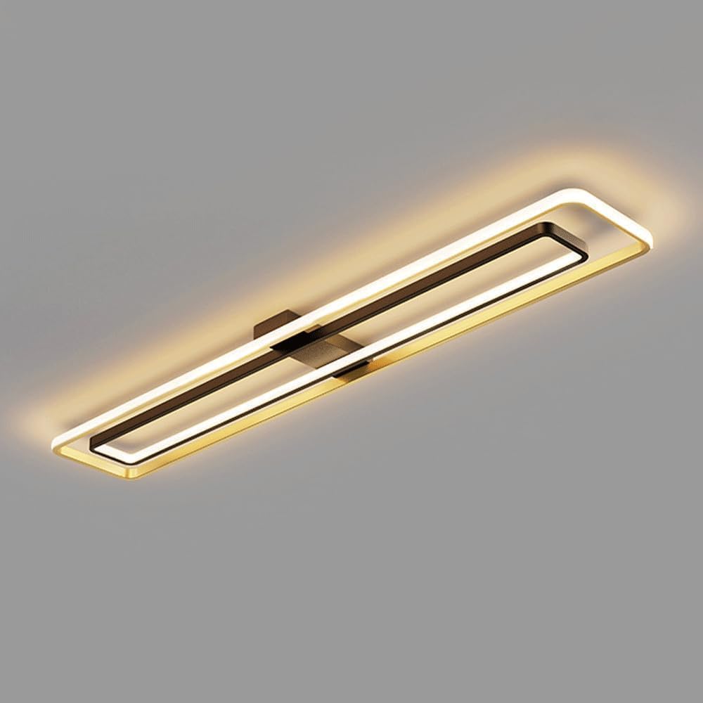 Plafonnier LED linéaire 100cm à intensité variable pour salle à manger