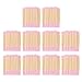 Double Precision Tips for Makeup, Double Pointed Cotton Swabs for Makeup Manicure Cleaning Stick Cotton Swab Beauty Tool 10 Bags Double Pointed Shape Tips for Makeup