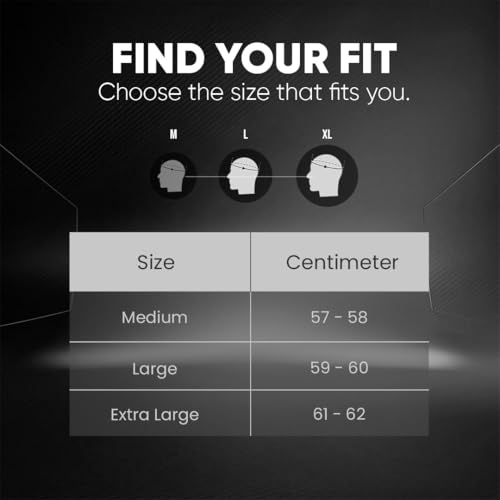 Image of Xtrac Arc Full Face Helmet - ISI Certified Bike Helmet for Men & Women | High-Impact ABS Shell | Clear Scratch-Resistant Visor | Comfortable Inner Padding | Secure Chin Strap for Safe Riding