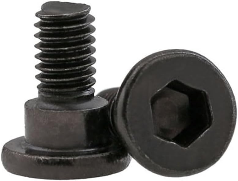 10pcs M2 M3 Standard parts level 12.9 Hexagon small plug model Positioning screw Shoulder step plate 4mm-10mm Length - (Dimensions: M3x6mm)