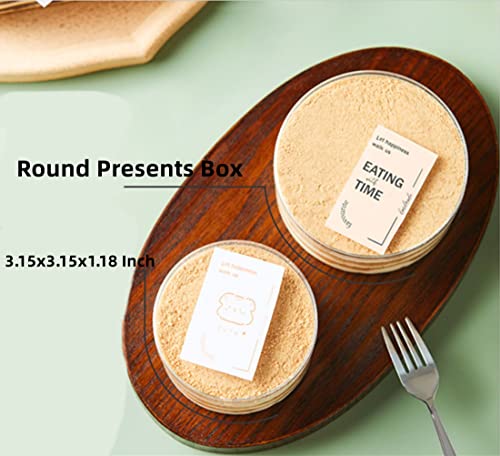 Acrylic Box Clear Round Box With Lid 18 Packs Small Acrylic Box Circle Flower Display Box Wedding Christmas Graduation Birthday Party Round Storage Box 3.2 X 3.2 X 1.2 Inch #TOP5