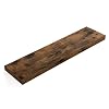VASAGLE wandplank, wandplank voor boeken, foto’s, decoratie, zwevende plank, 80 x 20 x 3,8 cm, kantoorplank, MDF, voor…