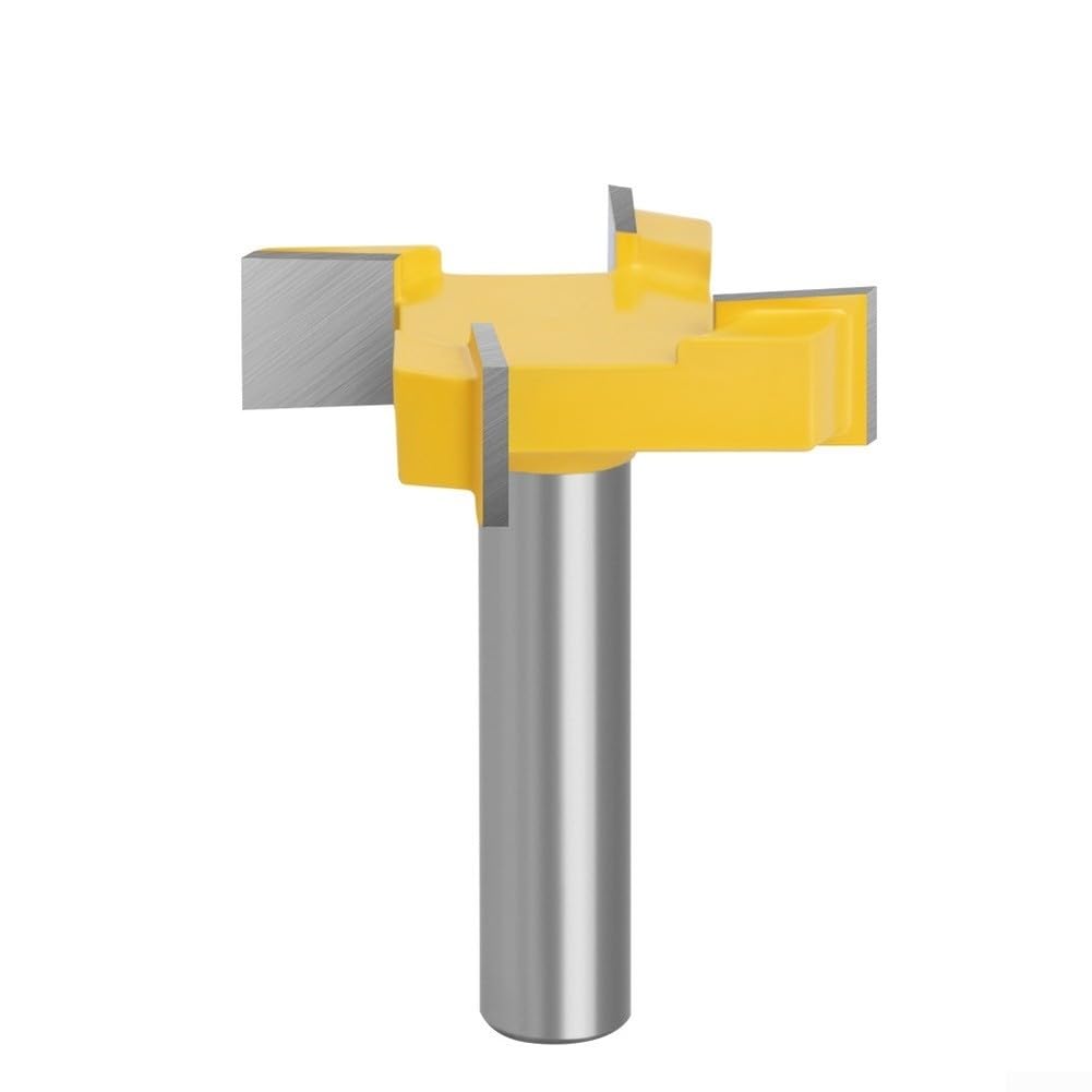 Fresa de Carburo para Madera, Corte en T, Eje 12.7mm(1/2 X 2 X 1/2)