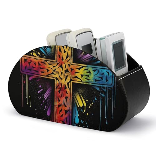 TKJMCSW Leder Fernbedienungsbox Farbwechsel Muster