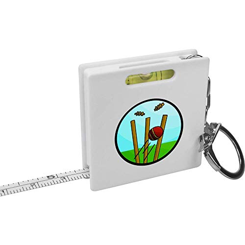 Azeeda 'Cricket-Zubehör' Schlüsselring-Maßband / Wasserwaage (KM00016440)