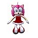 SKZZVI Sonic Peluche animal en peluche mignonne lapin en peluche Thicc Animal super doux Coussin décoratif d'anniversaire pour enfants et amies (rose 2, 31 cm)