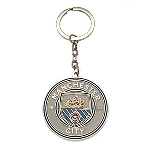 FC Manchester City 2665 Metall Schlüsselanhänger Ocean Blue