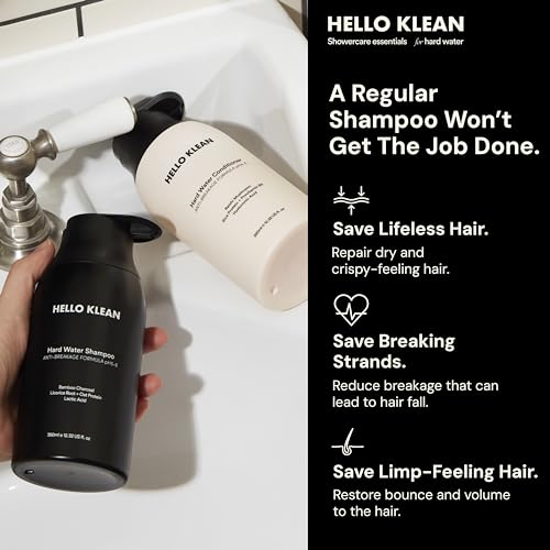 Hello Klean Hard Water Shampoo - Anti-Breakage Formula Repairs Damage Caused by Hard Water - Cleanses Dirt & Oil - Removes Mineral & Chlorine Residue - Intense Hydration Restores Bounce & Volume - Image 5