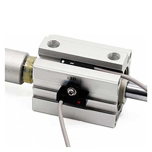 Cilindro neumático SDAJ63x50-30-S compacto de carrera ajustable serie J63 5