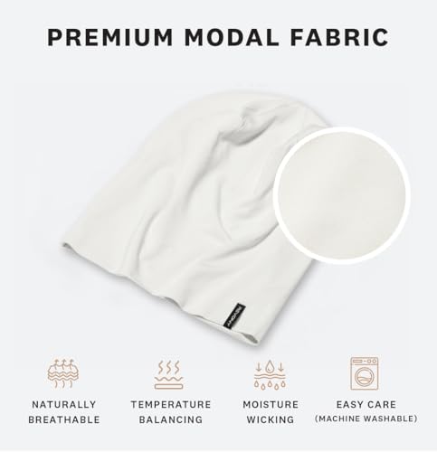Image of Summer T-Shirt Beanie for Men & Women - Soft Modal - Slouchy Style