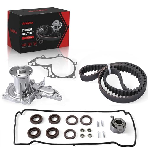 AxleyHub Engine Timing Belt Kit for Geo Prizm 1993-1997, for Toyota Celica 1994-1997, for Corolla 1993-1997, Replace OE TBK235, WP170-1860, VC2015, TS26235