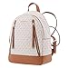 Michael Kors Brooklyn Medium Backpack Vanilla/Acorn One Size