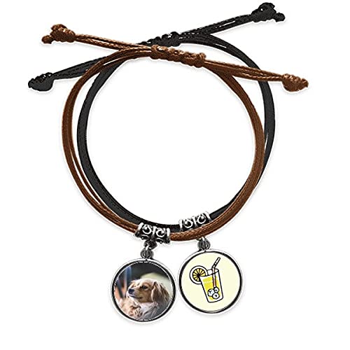 Bracelet photo de chien en corde le cadeau idéal pour amoureux des animaux