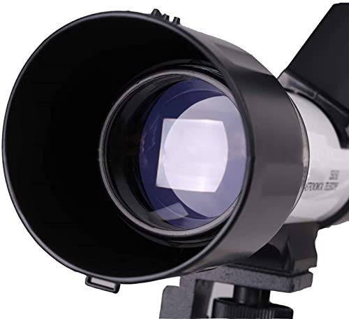 Telescopio refractor astronómico 50mm 350mm portátil miniatura 5