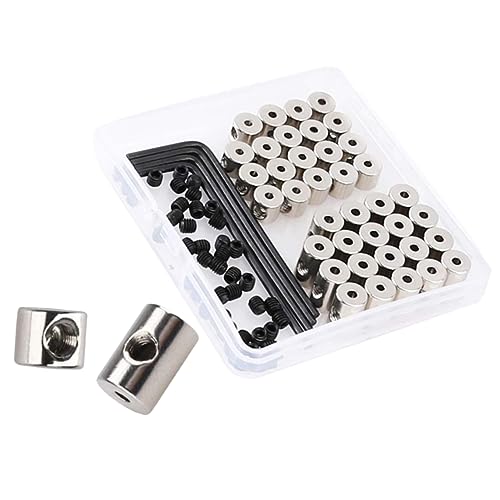 BEBEMOKO Screw Pin Backs 40pcs Pin Locks Set Special Wrench Cap Smooth Surface for Easy Application