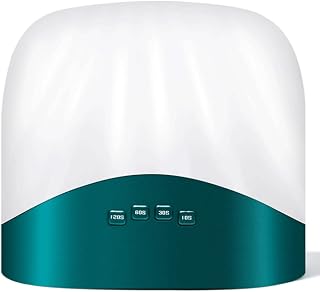 Secador de uñas LED UV Lámpara de uñas 48W de alto valor Art Light Professional Curing Secador de uñas DIRIGIÓ Máquina de fototerapia de manicura no de mano negra. Ahorro de energía ( Color : Green )