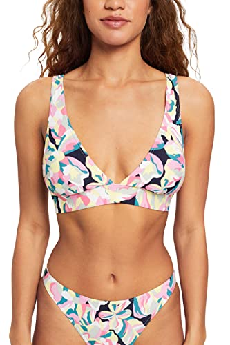 ESPRIT Damen Carilo Beach Rcs Pad.bra Top Bikini, Navy 3, B EU