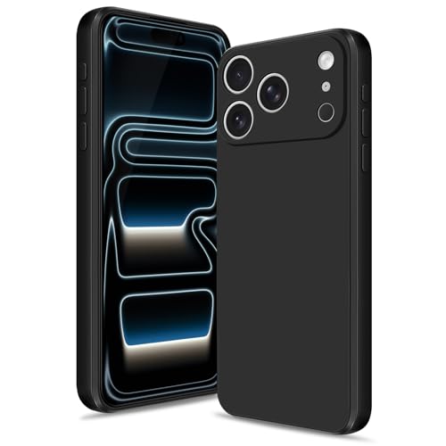 Btstring Silicone Case for iPhone 17 Pro, Black