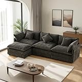 Ce canapé trois places est fabriqué en tissu chenille. Ce tissu a une texture épaisse, un duvet fin et doux à la surface et un très bon toucher. Il offre non seulement un grand confort, mais présente également une excellente résistance à l'usure et n'a pas tendance à boulocher.