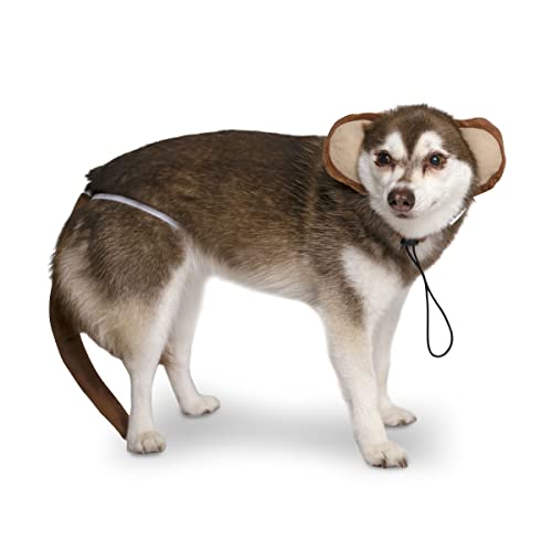 Disfraz de Mono para Perro Mediano con Orejas y Cola