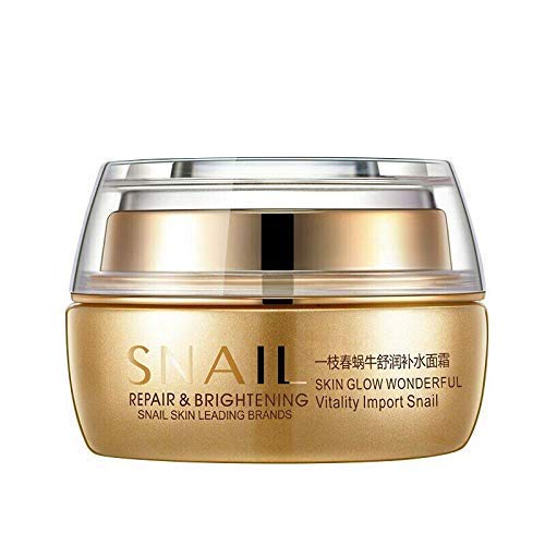 Skin Care Snail Repair Cream - Korean Moisturizer Night Cream Snail Mucin Extract - All In One Recovery Power For The Most Effective Korean Beauty Routine Smooth Younger Skin