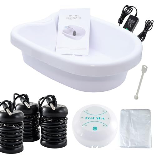 Máquina de Baño de Pies Iónico Detox con Tubería y 140 Liners miniatura 1