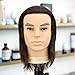 wkao With Stand, Salons And Students Beauty For Realistic 10 In Brown Hair Mannequin Head, Mannequin Head Male, Practice Styling