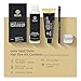 Parallel Products - Luxe Color (Black) - Cream Hair Dye - 25mL - Tint for Professional Spot Coloring - With Cream Developer, Mixing Dish and Application Brush - Covers Grey Hair - Root Touch Up