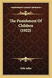 The Punishment Of Children (1922)