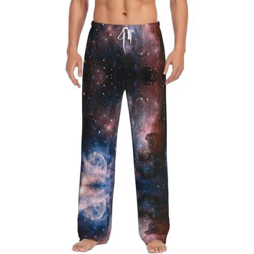Pantalon de pyjama Carina Nebula homme vêtement de nuit décontracté espace imprimé