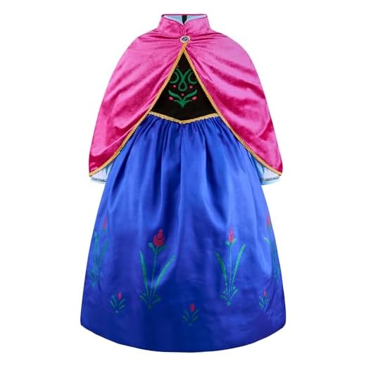 ELSA & ANNA® Princesa Disfraz Traje Parte Las Niñas Vestido (Girls Princess Fancy Dress) ES-DRESS308-SEP (3-4 Años, ES-SEP308)