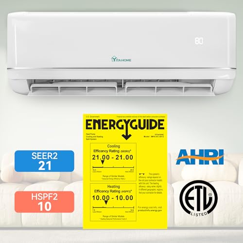 YITAHOME 21 SEER2 24000 BTU Mini Split AC/Heating System, 208-230V Pre-charged Inverter System with Wi-Fi&Alexa Compatibility, Cover Up to 1500 Sq. Ft, Complete Installation Kit Included by YITAHOME - Image 8