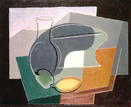 Affiche Artistique Juan Gris Toile Salon pour Mur Blanc 60x90cm