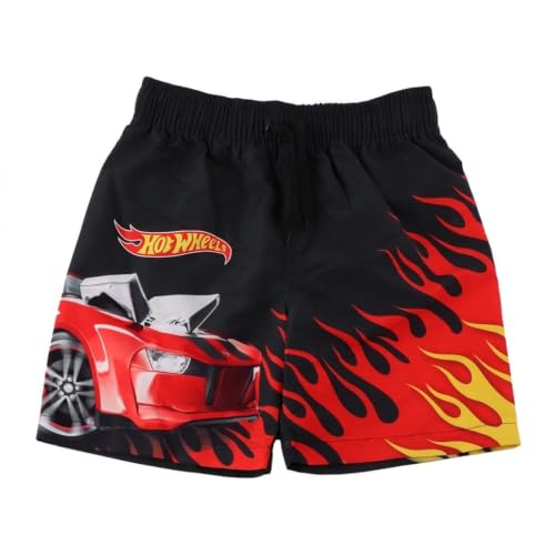 Maillot de Bain garçon Hot Wheels - Mickey Mouse - Plage et Piscine - Séchage Rapide, Résistant au Chlore