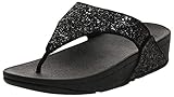 fitflop lulu FITFLOP Sandals Fitflop Damen Lulu Glitter Toe-thongs Sandalen, Schwarz (Black Glitter 339), 42 EU