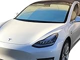 HeatShield The Original Auto Sunshade, Custom-Fit for Tesla 3 Sedan 2018, Silver Series