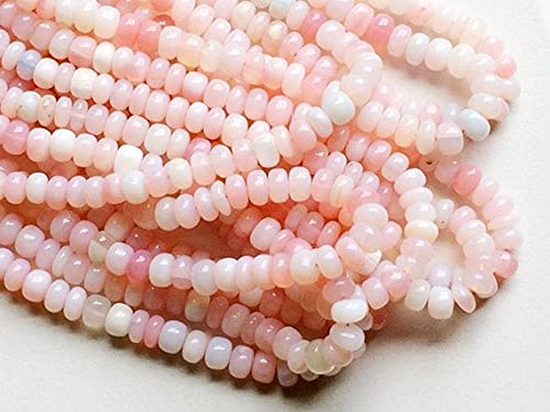Perles en opale rose naturelle du Pérou de qualité supérieure pour bijoux haut de gamme