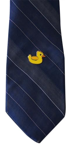 Novel Merk Rubber Ducky - Duck Lapel Pin, Hat Pin & Tie Tack Set - with Clutch Back4