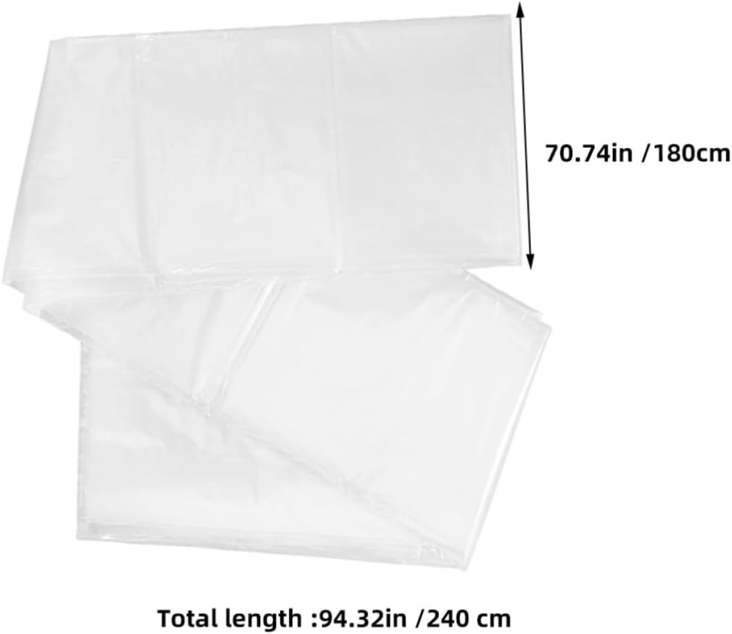2 Bags Mattress Protector Covers for Queen Size Mattress, Waterproof Pe Material, Excellent Protection for Temporary Use and Travel, Heavy Duty Dust and Disposal Covers