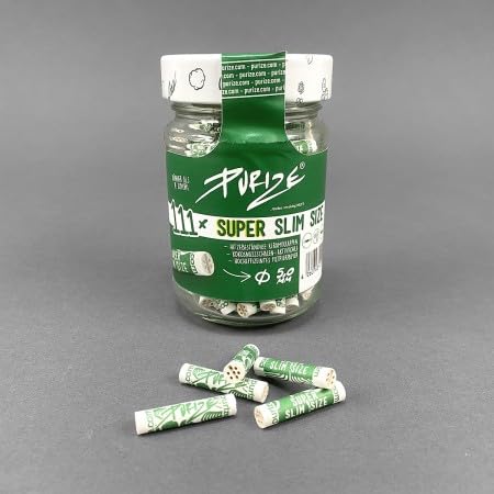 111 Filtri ai carboni attivi Super Slim Size 5 mm barattolo