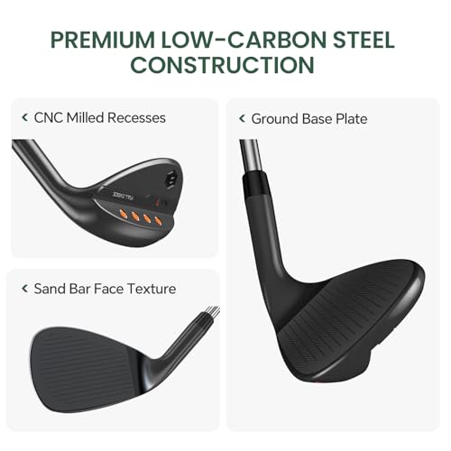 image for FULL CHOICE Golf Wedge Set, 52/56/60 Degree Golf Sand Wedge, Gap Wedge