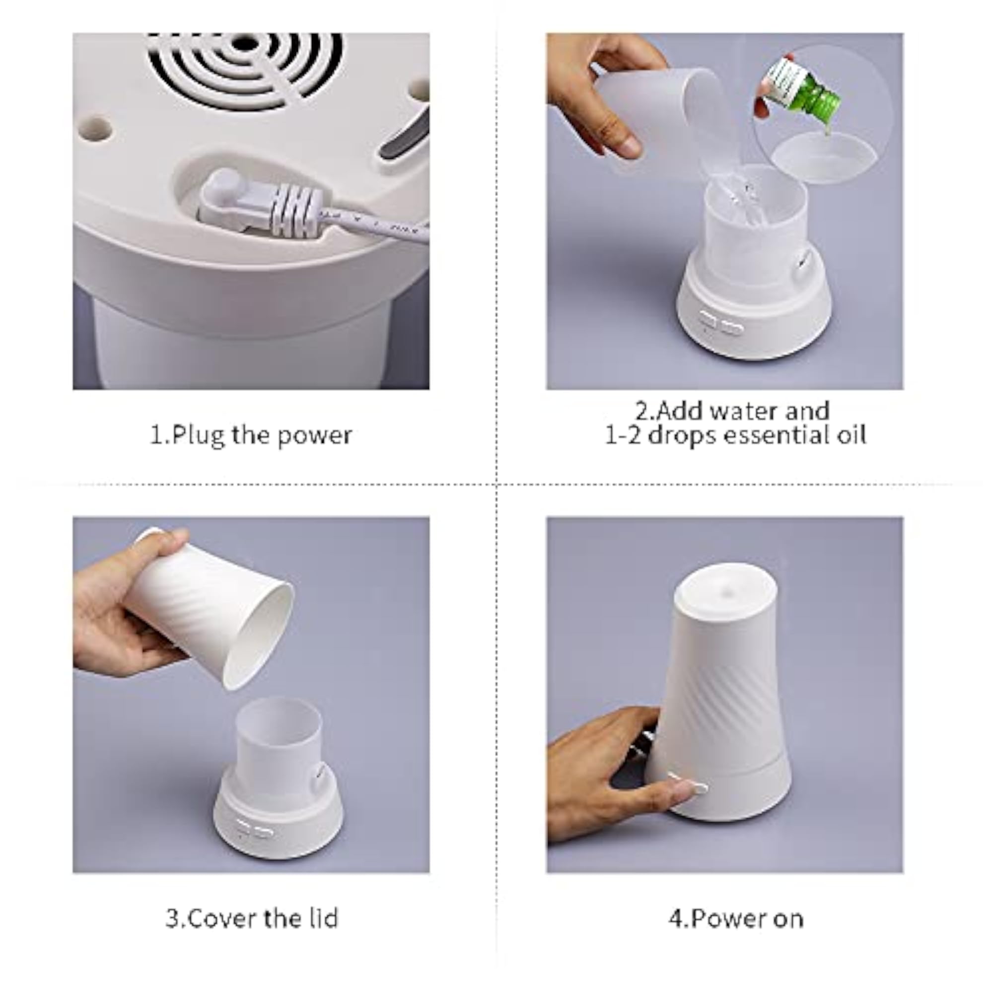 3NH 100ml Mini Mist Humidifier for Travel and Office