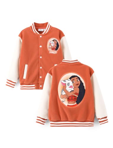 Image of Disney Kids Fleece Bomber Jacket, Varsity Outerwear with Pockets, 2-10Y