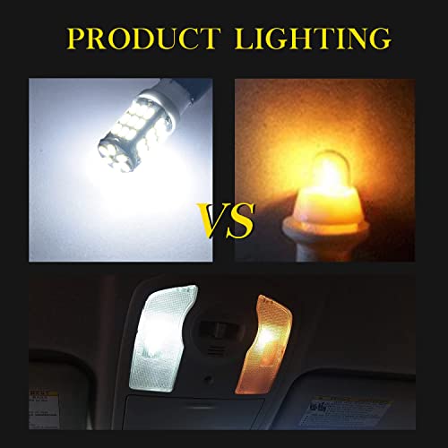 Aoicanki T10 921 194 168 Led Bulbs , Super Bright 3014 42-Smd Led Replacement 12 Volt Rv Camper Trailer Boat Trunk Interior Dome Map License Lights, Backup Reverse Lights (Cool White 24Pcs) #TOP2