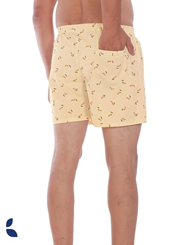 Image of Cotton Boxer Shorts for Men, Breathable, Comfortable & Lightweight (Pack of 2)