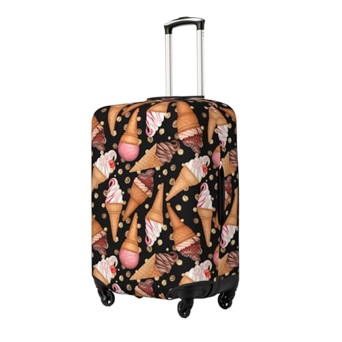 Ice Cream No.J9011 Luggage Cover Protector Anti-Scratch Washable Fits 18-32 Inch Luggage-Large2