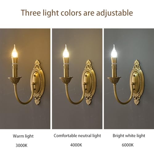 Aplique de pared vintage de latón para crear un dormitorio elegante 6